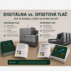 Porovnanie digitálnej a ofsetovej tlače