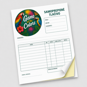 Samoprepisovacie tlačivá
